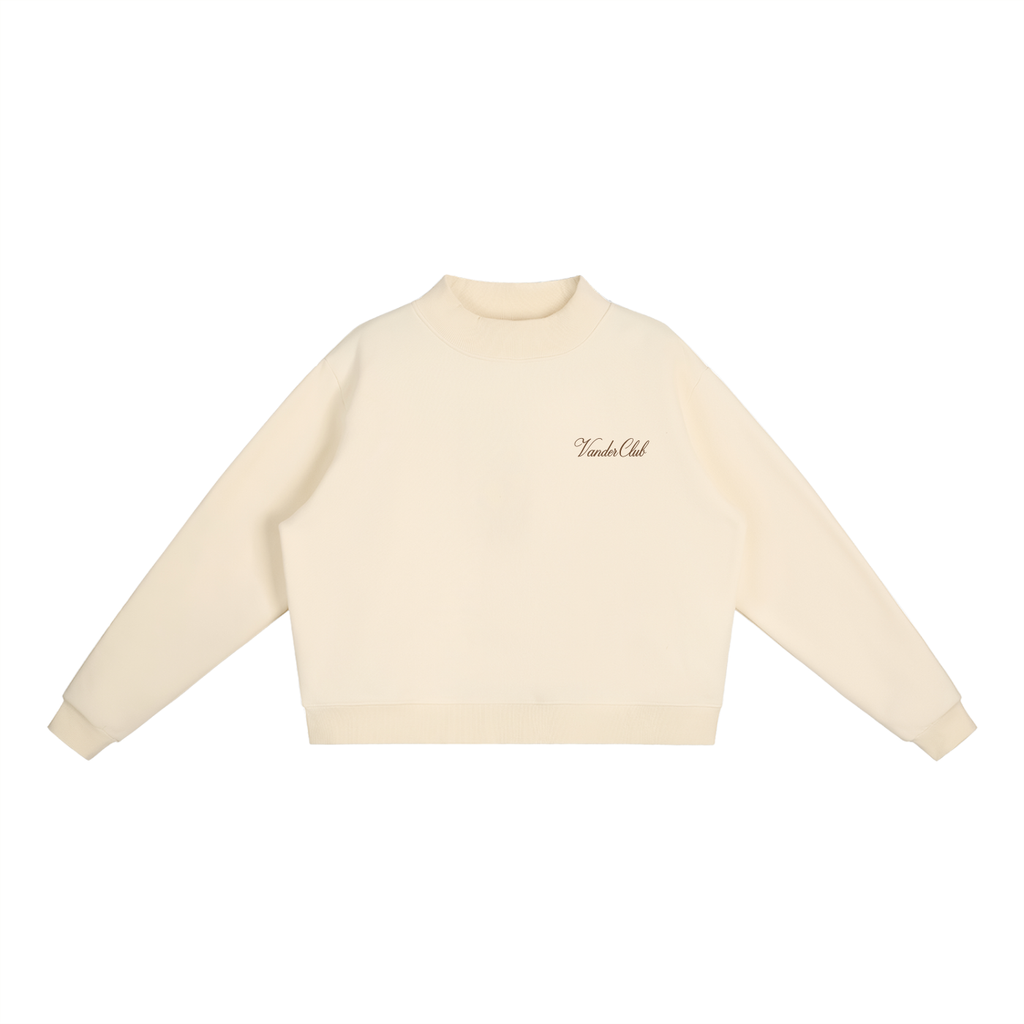 Vander Club Women’s Cream Script Crewneck